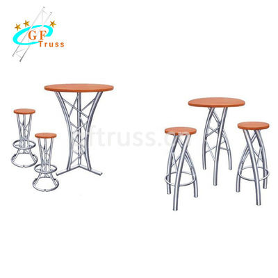 Modern aluminium kursi tinggi, Meja dan kursi bar stool furniture untuk klub