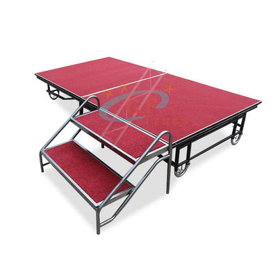 Platform panggung lipat aluminium yang tahan lama untuk konser pernikahan
