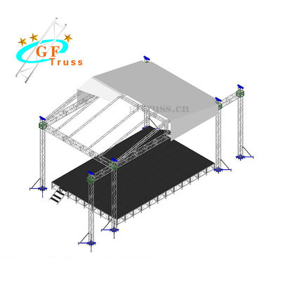 290 * 290mm Tampilan Truss Tugas Berat Aluminium untuk Acara Outdoor