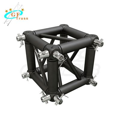 Box Corner Aluminium Spigot Truss Six Ways Kekerasan Tinggi Diameter 50mm