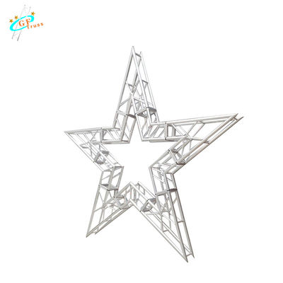 Pentagram Aluminium Lighting Truss Untuk Pertunjukan Pencahayaan Luar Berbentuk Khusus