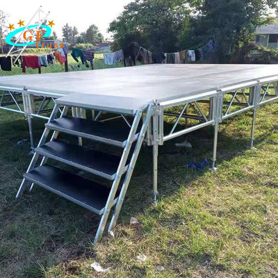 High bearing platform event stage platform aluminium riser tahan lama untuk acara outdoor