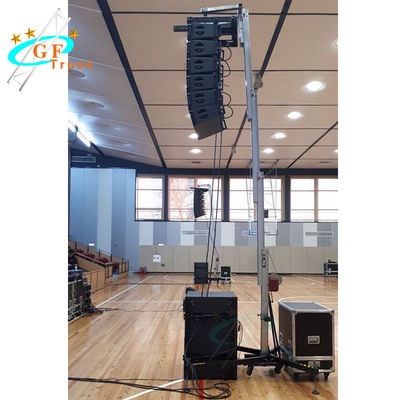Lipat Line Array Speaker Crank Up Stand Untuk Suara