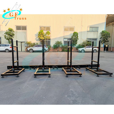 TUV T6 Aluminium LED Screen Truss Wall Support Stand System Untuk Kabinet