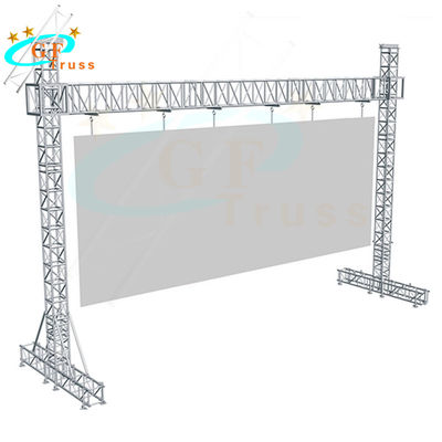 Sistem Aluminium Goal Post Truss yang Disesuaikan Untuk Menggantung Lemari dan Penerangan LED
