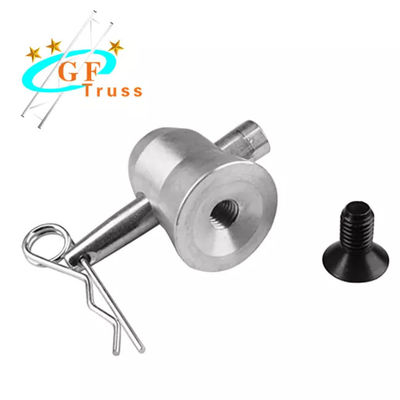 Coupler Setengah Kerucut Aluminium dengan Pin Klip untuk Plat Tempat Tidur Trusses Fit F34