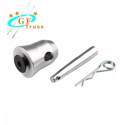 Coupler Setengah Kerucut Aluminium dengan Pin Klip untuk Plat Tempat Tidur Trusses Fit F34