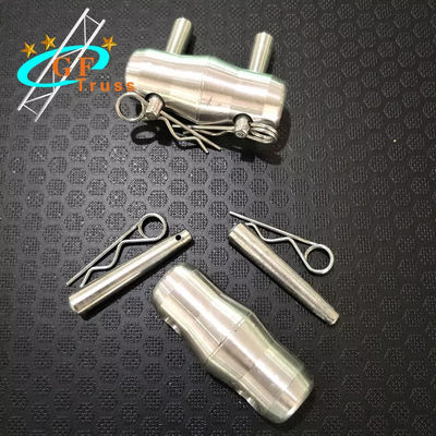 Coupler Setengah Kerucut Aluminium dengan Pin Klip untuk Plat Tempat Tidur Trusses Fit F34