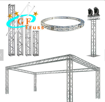 0,5 m Aluminium Spigot Truss Putaran Pencahayaan Stage Truss Bolt Connection