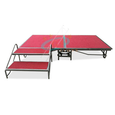 Platform panggung lipat aluminium yang tahan lama untuk konser pernikahan