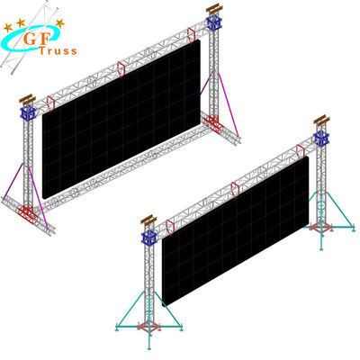 OEM Aluminium Spigot Truss Untuk Tampilan Iklan Layar LED