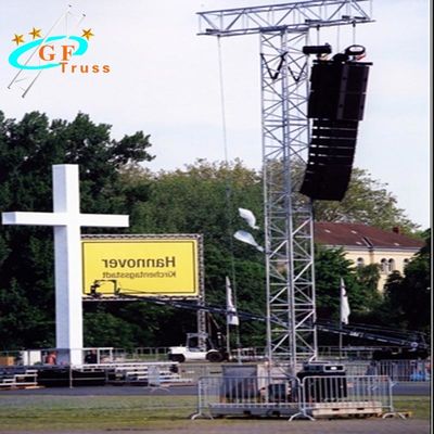 Sound Aluminium PA Line Array Truss Lifting Tower Untuk Speaker