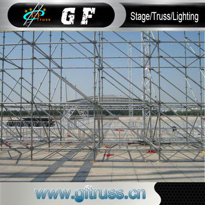 Perak Aluminium Lapisan Truss Acara Sistem Truss Luar Tugas Berat