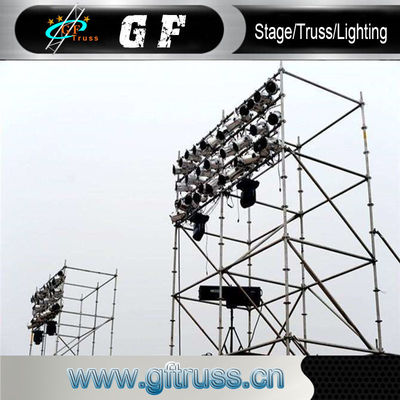 Perak Aluminium Lapisan Truss Acara Sistem Truss Luar Tugas Berat
