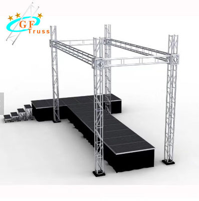 Booth Box Square Lighting Truss System Untuk Tampilan Pameran