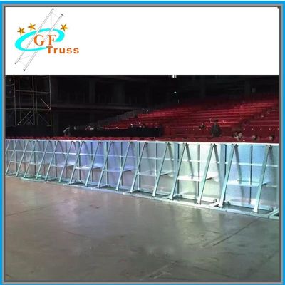 Polisi lalu lintas gerbang aluminium Crowd Control Stage road Barrier untuk ConcertBest Sale beton