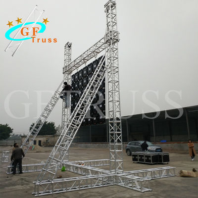 Rigging LED Display Truss Aluminium Alloy 3m Panjang 50mm * 3mm Tabung Utama