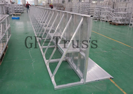 Aluminium Stage Barriers Ledakan Bukti Konser Pagar Bahan Besi Galvanis
