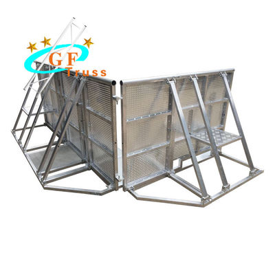 Aluminium Stage Barriers Ledakan Bukti Konser Pagar Bahan Besi Galvanis