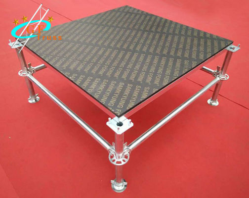 Platform Portabel Mobile Plywood Aluminium Anti Slip yang dapat disesuaikan untuk Acara