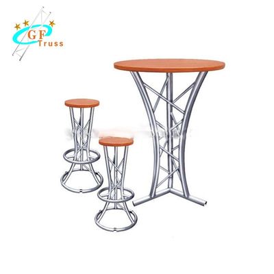 Meja dan kursi furnitur bar aluminium modern untuk klub