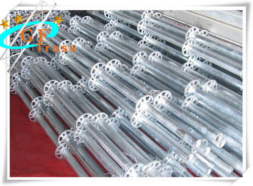 Sistem Tahap Truss Scaffold Layer Aluminium Alloy Memuat Memuat 0.5M 4M Panjang