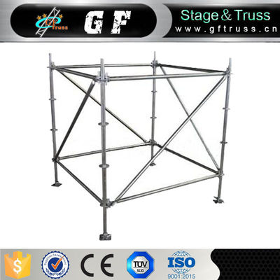 Sistem Tahap Truss Scaffold Layer Aluminium Alloy Memuat Memuat 0.5M 4M Panjang