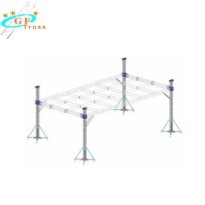 Pabrikan Profesional Kustom TUV Bersertifikat Konser Tahap 290mm Aluminium Panggung Truss