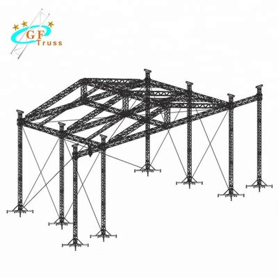 50mm Lampu Acara Portabel Truss Panggung Sementara Dengan Penutup