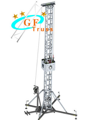 6082-T6 3m Spigot Aluminium Lighting Truss Untuk Acara Konser