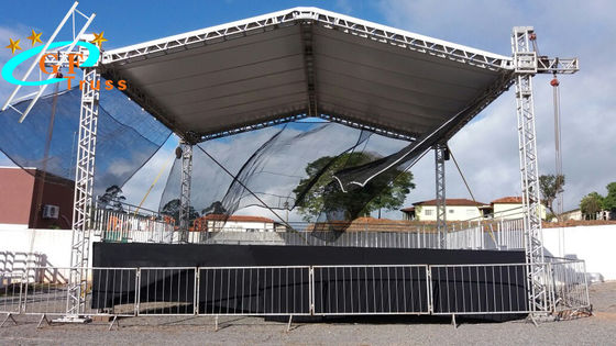 6082-T6 3m Spigot Aluminium Lighting Truss Untuk Acara Konser