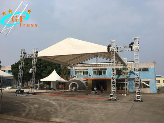 6082-T6 3m Spigot Aluminium Lighting Truss Untuk Acara Konser