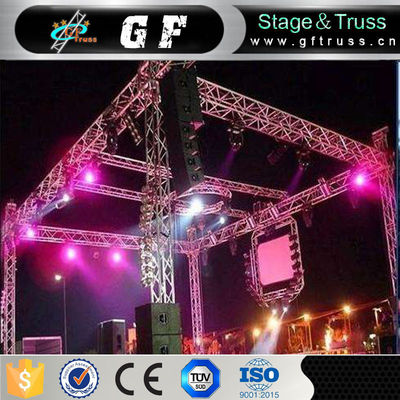 Tangga Segitiga Persegi 400mm Panggung Aluminium Truss