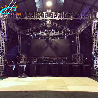 Panggung Luar Ruangan 12M Spigot Aluminium Lighting Truss