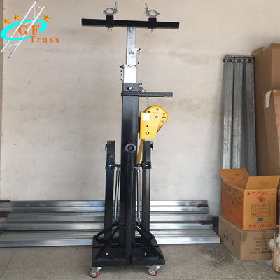 Line Array Crank Stand Lighting Truss Lift Tower Untuk Lampu Gantung