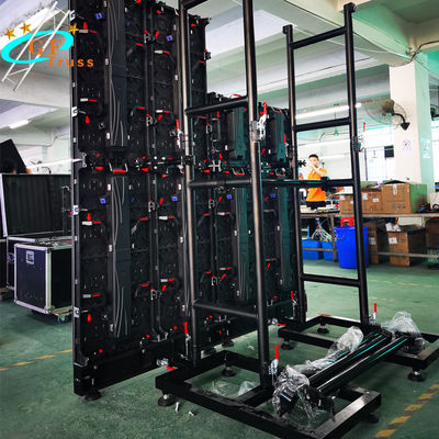 Bingkai Kabinet 1M Layar LED Ground Mendukung Struktur Truss Tampilan