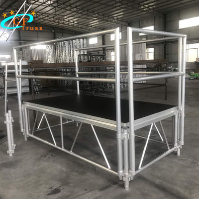 Platform Panggung Lapisan Aluminium Tahan Api Bergerak Truss 6061-T6