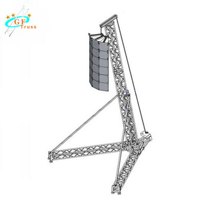 Speaker Audio Line Array Sound System Bahan Paduan Aluminium Tinggi 12M