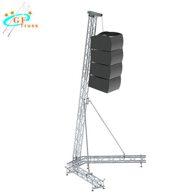 Speaker Audio Line Array Sound System Bahan Paduan Aluminium Tinggi 12M