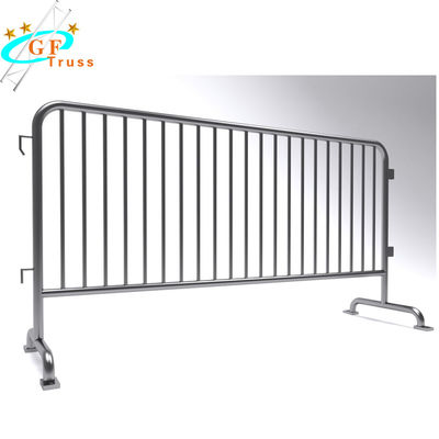 Besi Galvanis Crash Metal Sementara 1.2M Road Safety Steel Barrier