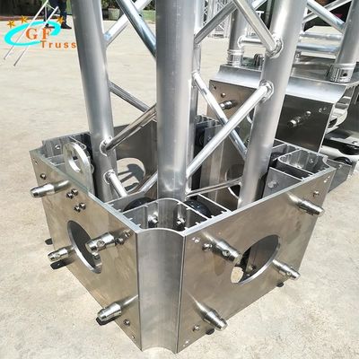 Pameran Disesuaikan Aluminium Spigot Truss Sleeve Block Untuk 290mm * 290mm