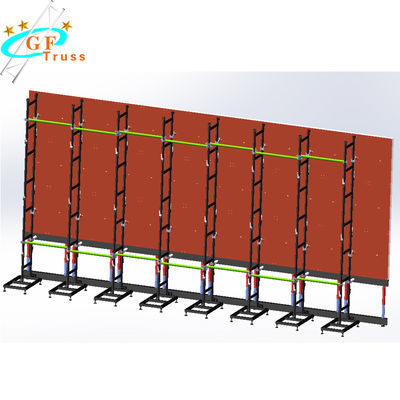 Trussing hanging led video function screen wall indoor p3.91