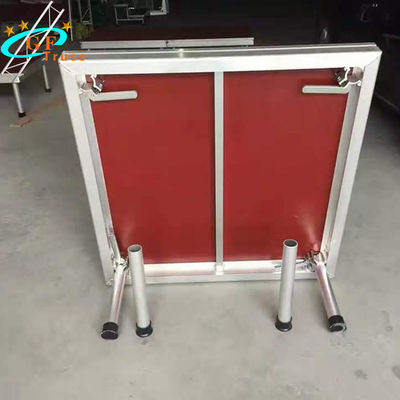 Aluminium 8.5cm bingkai platform meja lipat dj Panggung Sewa Seluler untuk Acara