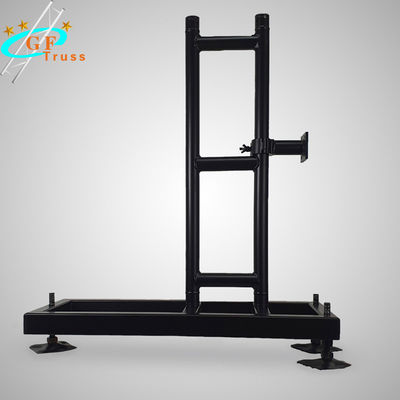 truss panggung layar led yang menarik dipimpin layar dinding ground stand tampilan truss