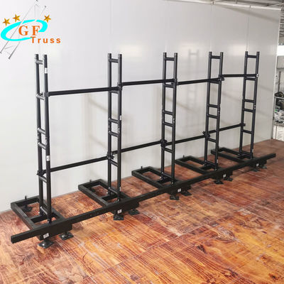truss panggung layar led yang menarik dipimpin layar dinding ground stand tampilan truss