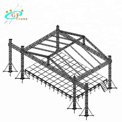 Sistem Rangka Atap Aluminium Persegi 400 * 400mm Untuk Konser