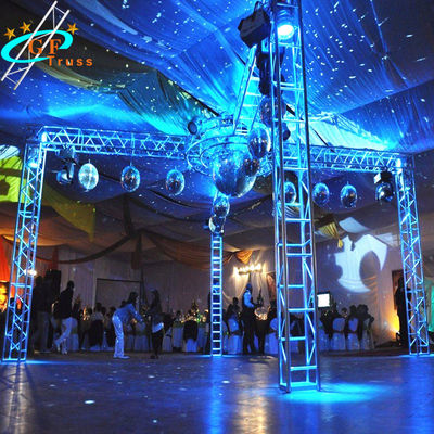 Booth Box Square Lighting Truss System Untuk Tampilan Pameran