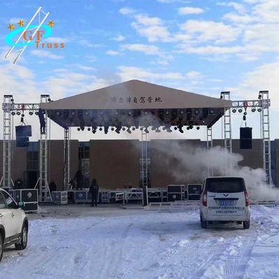 Sistem Rangka Atap Aluminium Segitiga Tahan Pakai Untuk Konser