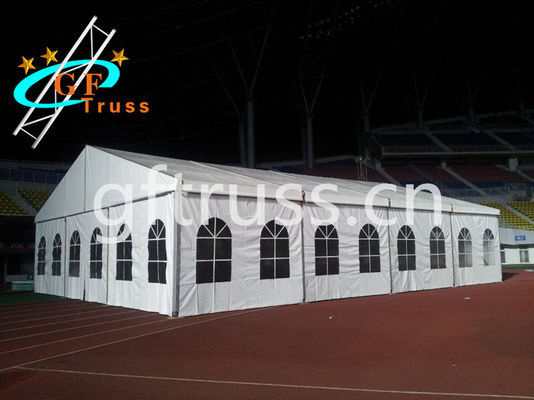 Tenda Tenda Pernikahan Aluminium 10 × 20M Anti Air Mata Tahan 100 Orang