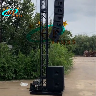 10M Tinggi Aluminium Line Array Speaker Truss Hang Up